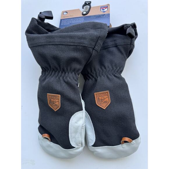 HESTRA Army Leather Patrol Gauntlet Mitt Unisex 8 - Picture 1 of 4